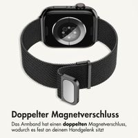 imoshion Milanees magnetisch bandje Apple Watch | 44/45/46/49 mm - Zwart