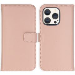 Selencia Cover a libro in vera pelle Apple iPhone 15 Pro - Dusty Pink