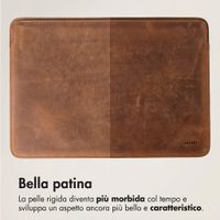 Accezz Cover in pelle per Apple MacBook 16 pollici - Laptopsleeve - Cognac