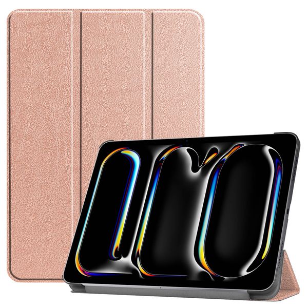 imoshion Cover a libro Trifold Apple iPad Pro 13 (2025) M5 / (2024) M4 - Oro rosa