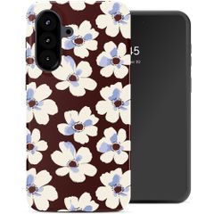 Selencia Cover Posteriore Vivid Samsung Galaxy A57 (5G) - Choco Flower Pop
