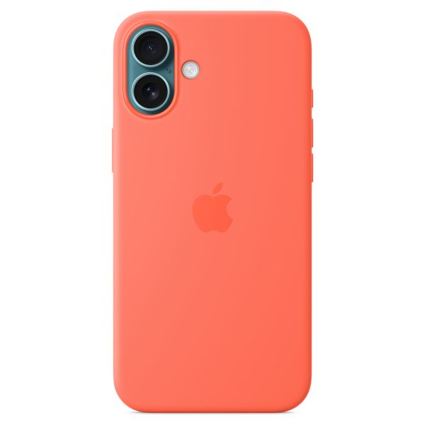Apple Cover Posteriore in Silicone con MagSafe Apple iPhone 16 Plus - Tangerine Orange