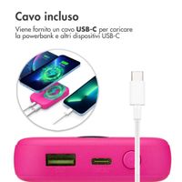 imoshion Powerbank Magnetic 10.000 mAh - Powerbank wireless - Hot Pink