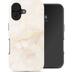 Selencia Cover Posteriore Vivid Apple iPhone 17 - Golden Beige Marble