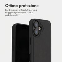 Accezz Backcover Edge con MagSafe Apple iPhone 16 - Nero