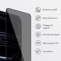 Accezz Vetro temperato privacy + Applicatore Apple iPhone 17 Pro