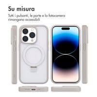 Accezz Cover con anello e supporto con MagSafe Apple iPhone 14 Pro - Grigio