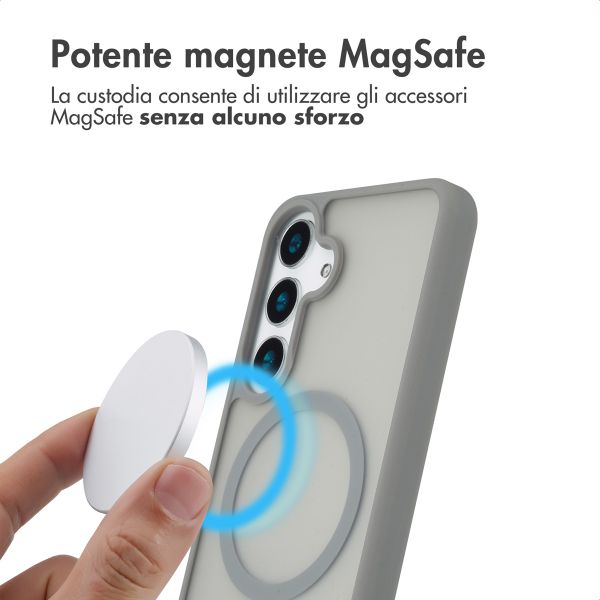 imoshion Cover posteriore Color Guard con MagSafe Samsung Galaxy S25 - Grigio