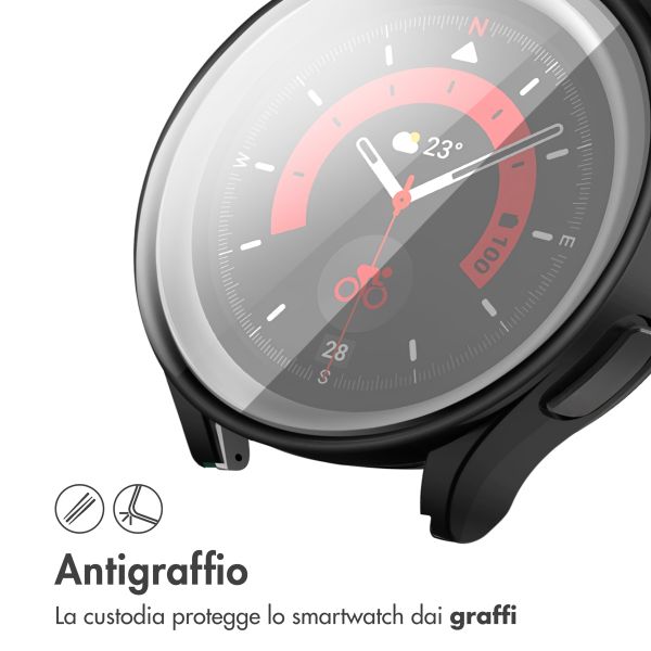 imoshion Cover rigida integrale Samsung Galaxy Watch 4 - 40 mm - Nero