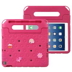 imoshion Cover per tablet a prova di bambino con bambole rimovibili Apple iPad 9 (2021) 10.2 pollici / iPad 8 (2020) 10.2 pollici / iPad 7 (2019) 10.2 pollici - Rosa