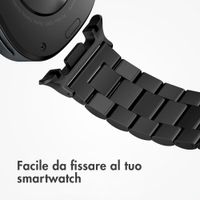 imoshion Cinturino in acciaio Samsung Galaxy Watch 8 (40/44mm) / Classic (46mm) - Nero