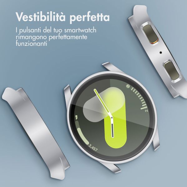 imoshion Cover rigida integrale Samsung Galaxy Watch 7 - 44 mm - Argento