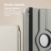 imoshion Cover Girevole a 360° Apple iPad 9 (2021) 10.2 pollici / iPad 8 (2020) 10.2 pollici / iPad 7 (2019) 10.2 pollici - Grigio