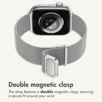 imoshion Milanees magnetisch bandje Apple Watch | 38/40/41/42 mm - Zilver