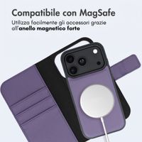 imoshion Cover a libro di lusso 2-in-1 rimovibile Apple iPhone 18 Pro / 17 Pro - Lilla