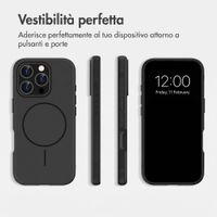 imoshion Cover posteriore Color con Thin MagSafe Ring Apple iPhone 16 Pro - Nero