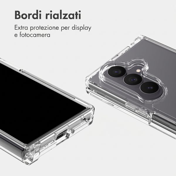 Accezz Cover Posteriore Xtreme ad Alta Protezione Samsung Galaxy Z Fold 8 Ultra - Trasparente