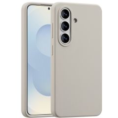 Accezz Cover in silicone liquido con MagSafe Samsung Galaxy S26 - Stone
