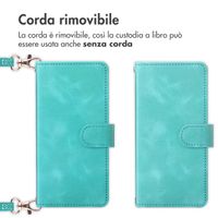 imoshion Cover a libro con Cordino Samsung Galaxy A26 - Turchese