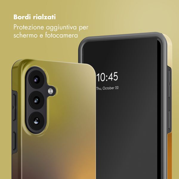 Selencia Cover Posteriore Vivid Samsung Galaxy S26 - Gradient Olive Dust