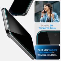Spigen Vetro temperato privacy GLAStR EZ Fit + Applicatore - confezione da 2 Google Pixel 9 / 9 Pro / 10 / 10 Pro