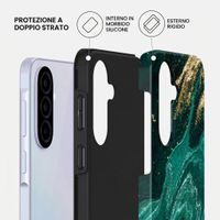Burga Cover Posteriore Resistente Samsung Galaxy A37 (5G) - Emerald Pool