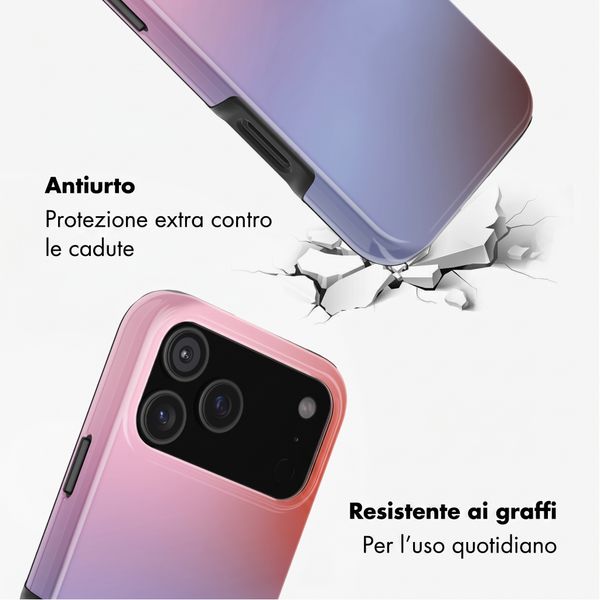 Selencia Cover posteriore Vivid con MagSafe Apple iPhone 18 Pro / 17 Pro - Gradient Soft Blush