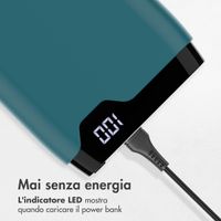 imoshion Powerbank - 20.000 mAh - Quick Charge e Power Delivery - Petrol Green