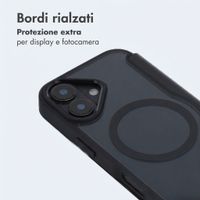 imoshion Bookcase trasparente con MagSafe Apple iPhone 17 - Nero