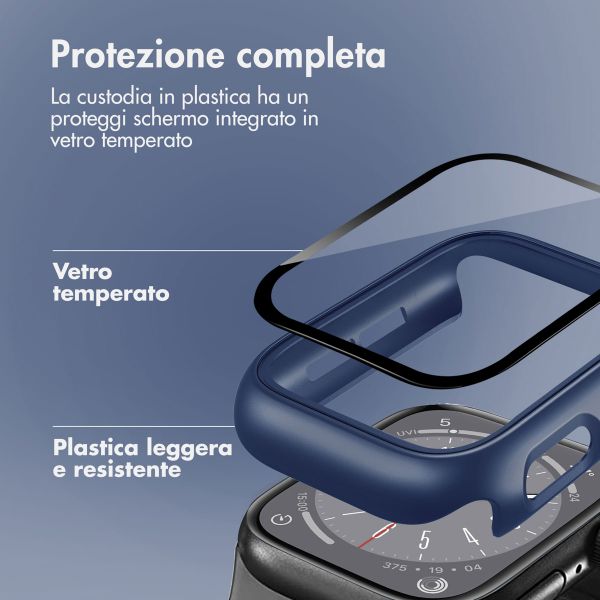 imoshion Cover rigida integrale Apple Watch 4 / 5 / 6 / SE - 40 mm - Blu scuro