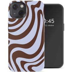 Selencia Cover Posteriore Vivid Apple iPhone 13 - Dream Swirl Chocolate