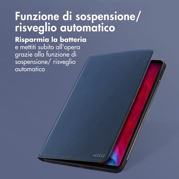 Accezz Cover Tablet Classica Apple iPad Pro 12.9 (2020/2021/2022) - Blu scuro