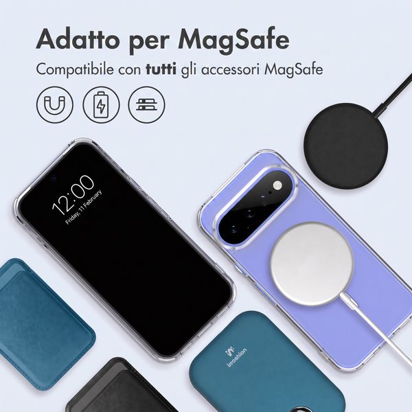 imoshion Cover posteriore protettiva con MagSafe Google Pixel 11 - Trasparente