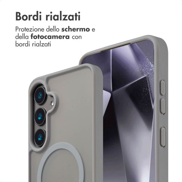 imoshion Cover posteriore Color Guard con MagSafe Samsung Galaxy S24 Plus - Grigio