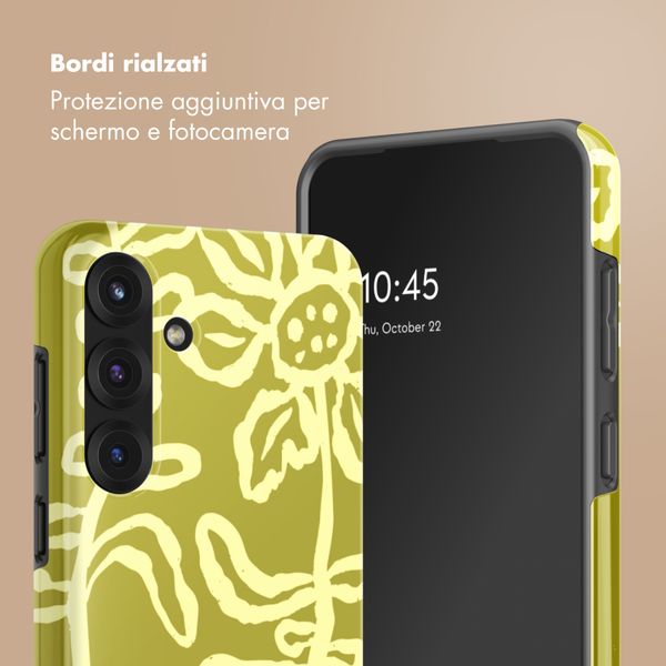 Selencia Cover posteriore Vivid con MagSafe Samsung Galaxy S25 - Chalky Bloom