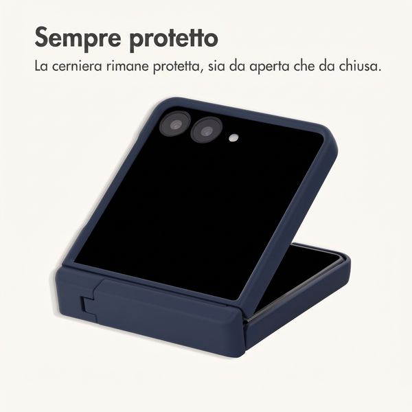 imoshion Color Backcover con supporto Samsung Galaxy Z Flip 8 - Blu scuro