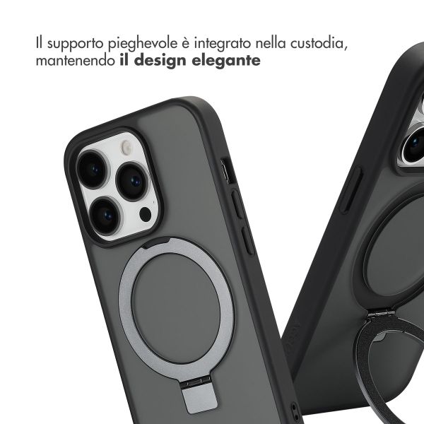 Accezz Cover con anello e supporto con MagSafe Apple iPhone 14 Pro - Nero