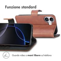 imoshion Cover a libro di Lusso Apple iPhone 17 - Marrone