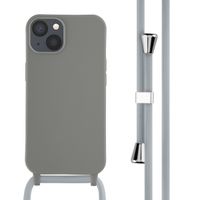 imoshion Cover in Silicone con Cordino Apple iPhone 13 - Grigio chiaro