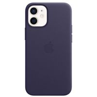Apple Cover in Pelle MagSafe  iPhone 12 Mini  - Deep Violet