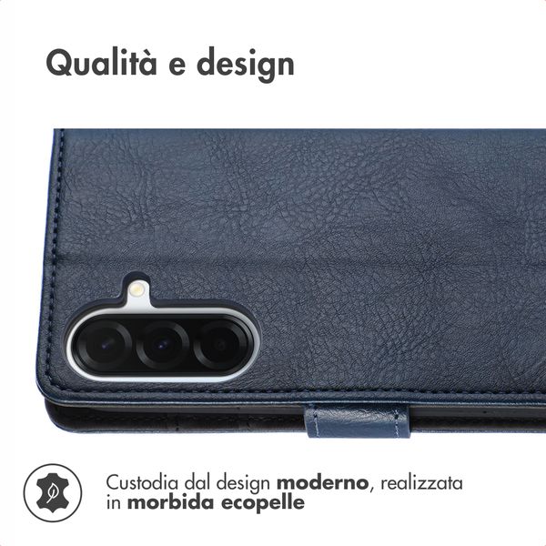imoshion Cover a libro di Lusso Samsung Galaxy A57 (5G) - Blu scuro