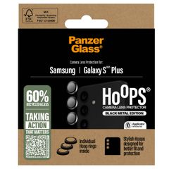 PanzerGlass Pellicole protettive fotocamera Hoops Optic Rings Samsung Galaxy S25 Plus - Nero