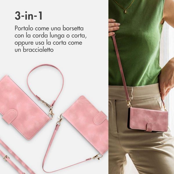 imoshion Cover a libro con Cordino Samsung Galaxy A36 - Rosa