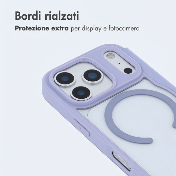 imoshion Bookcase trasparente con MagSafe Apple iPhone 17 Pro - Lilla