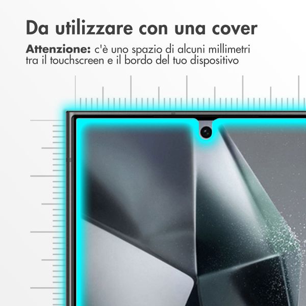 Accezz Vetro temperato, confezione da 2 Samsung Galaxy S24 Ultra