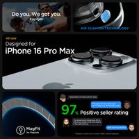 Spigen Cover Posteriore Ultra Ibrida con MagSafe Apple iPhone 16 Pro Max - Frost Rose Titanium
