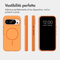 imoshion Cover posteriore Color con Thin MagSafe Ring Google Pixel 11 / 11 Pro / 10 / 10 Pro - Arancio