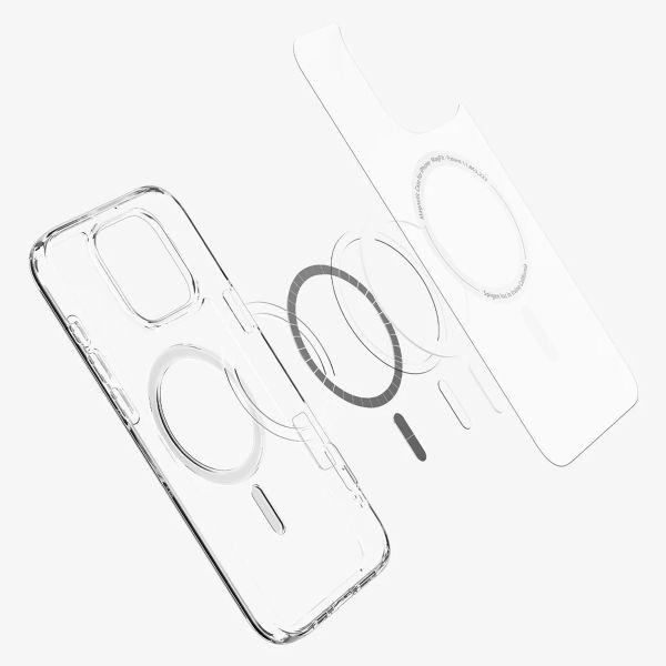 Spigen Cover Posteriore Ultra Ibrida con MagSafe Apple iPhone 16 Pro - Frost Clear