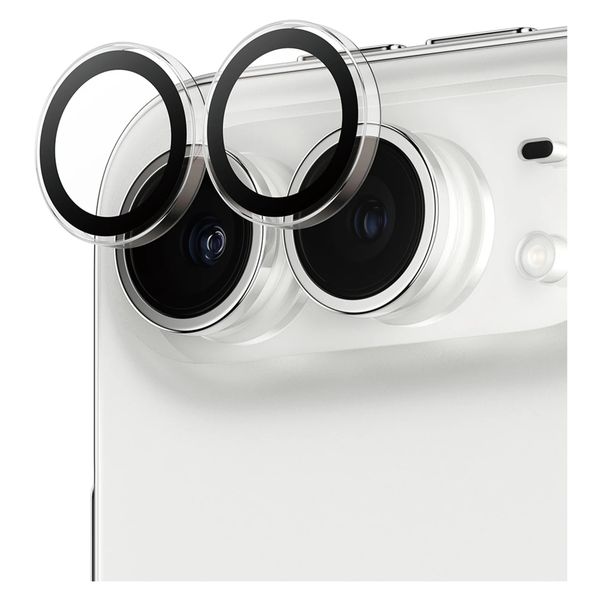 PanzerGlass Hoops Optic Rings Protezione fotocamera Apple iPhone Duo - Clear