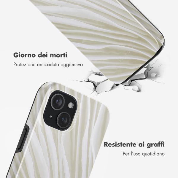 Selencia Cover posteriore Vivid con MagSafe Apple iPhone 15 - Nature Light Brown